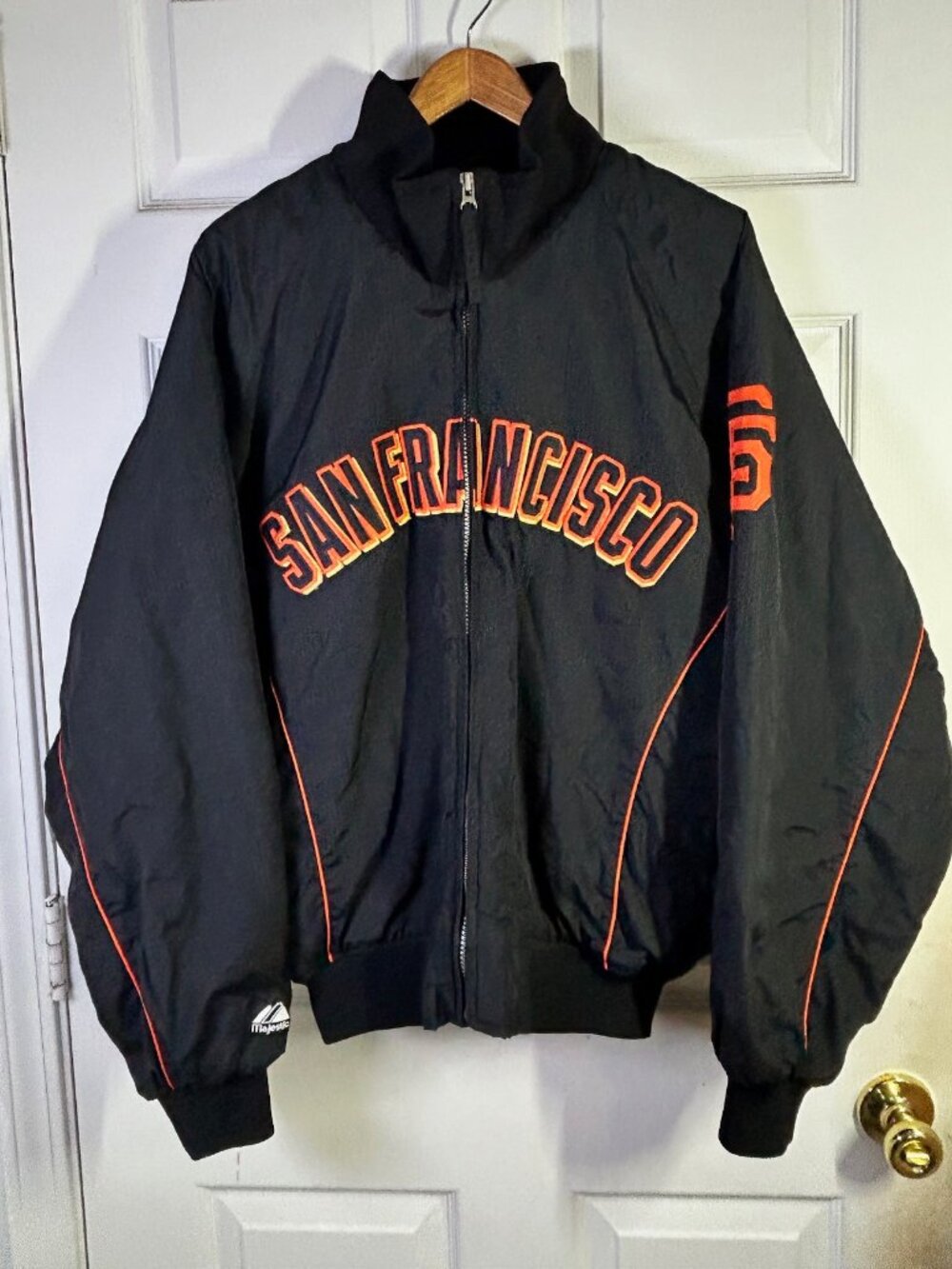 San Francisco Giants Vintage Dugout Jacket From Majestic - Medium
